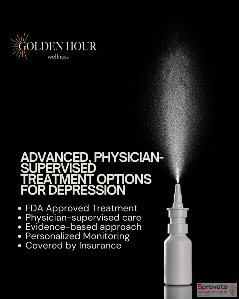 Spravato Naperville treatment at Golden Hour Wellness